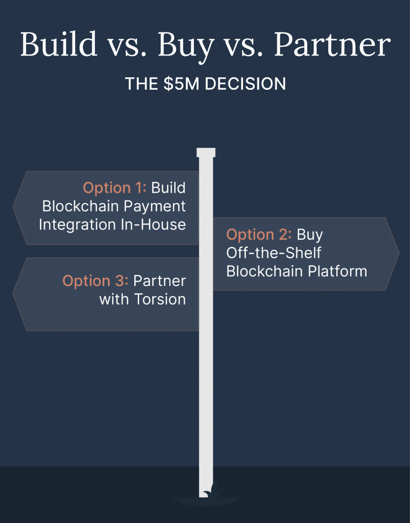 Build vs Buy vs Partner
